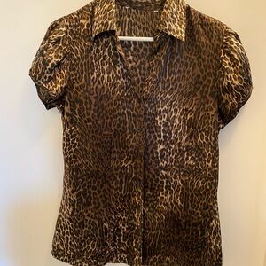 Leopard Print Women's Top